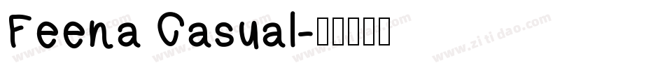 Feena Casual字体转换